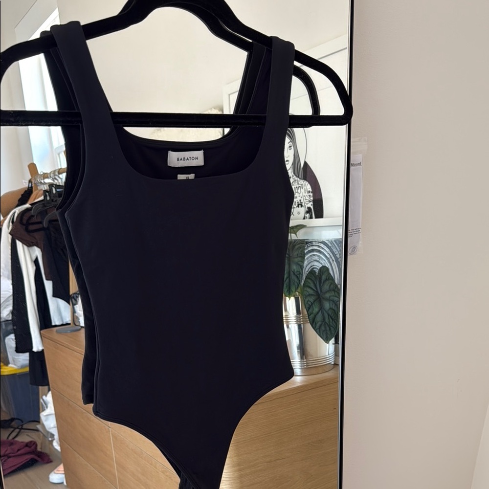 Babaton Black Bodysuit One Piece Aritzia